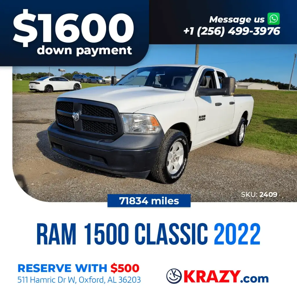 2022 Ram 1500 Classic Quad Cab