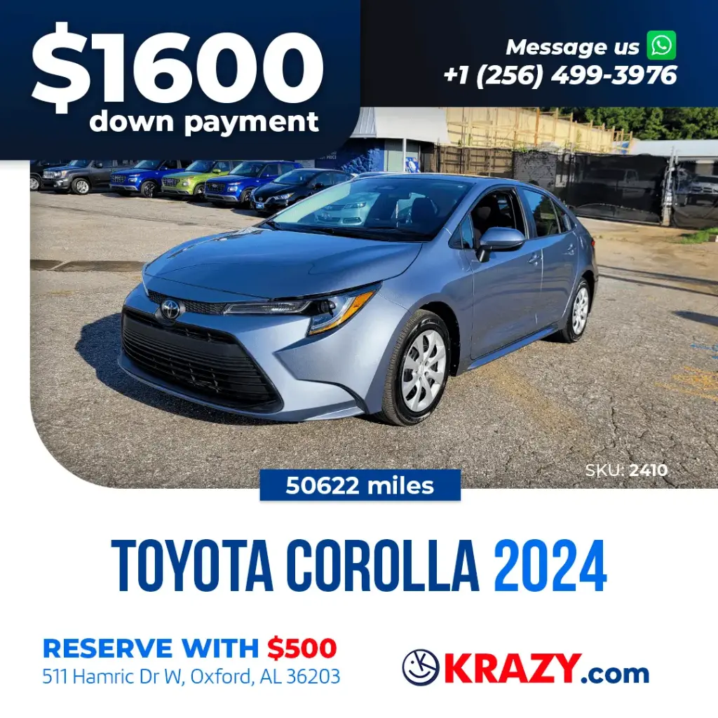 2024 Toyota Corolla LE Sedan 4D 
