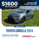 2024 Toyota Corolla LE Sedan 4D 