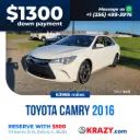 2016 Toyota Camry LE Sedan 4D 