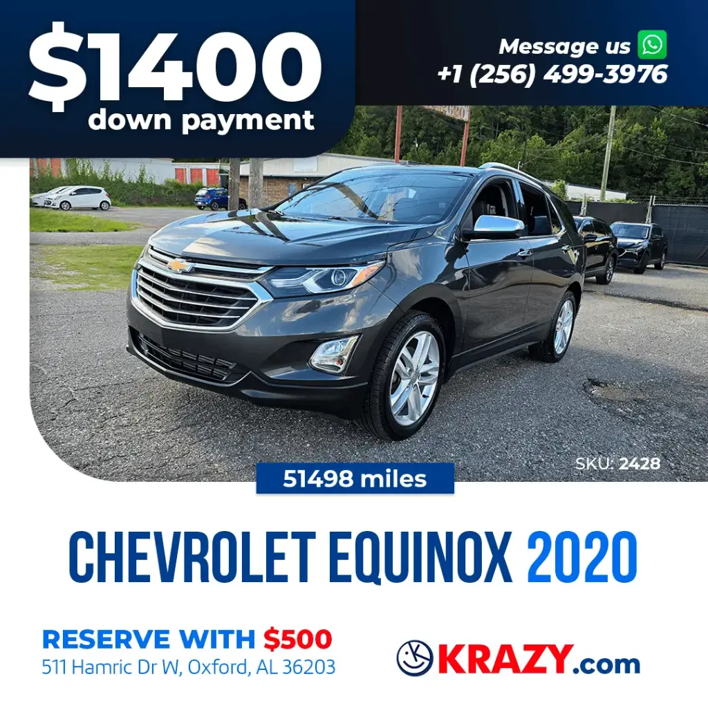 2020 Chevrolet Equinox Premier Sport Utility 4D 