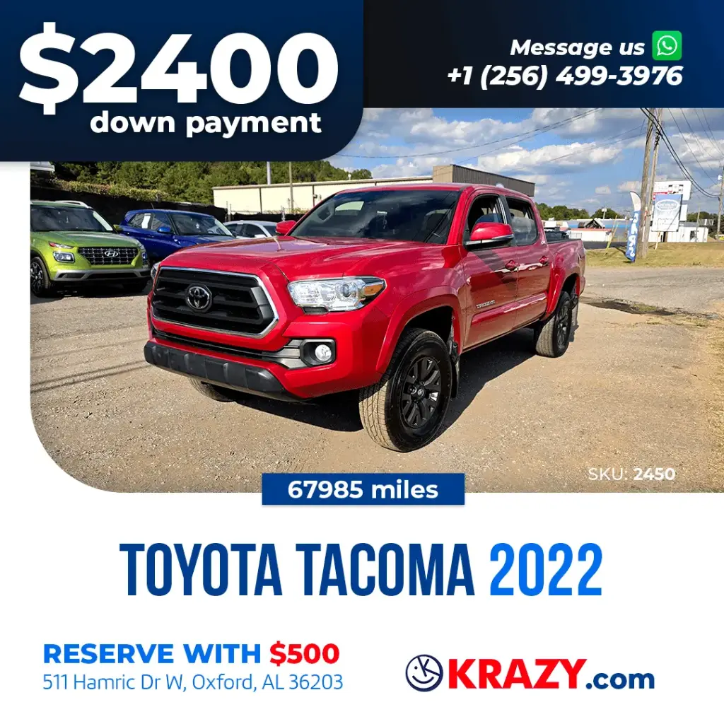 2022 Toyota Tacoma Double Cab SR5
