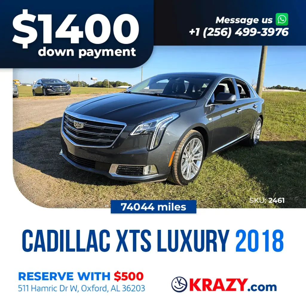 2461 - 2018 Cadillac XTS Luxury Sedan