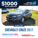 2443 - 2017 Chevrolet Cruze LT