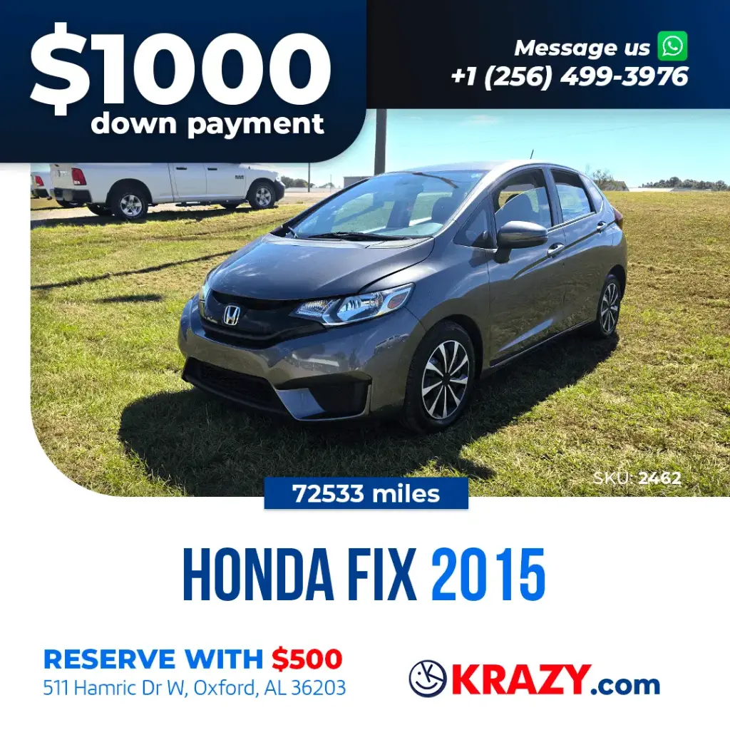 2462 - 2015 Honda Fit LX Hatchback 4D