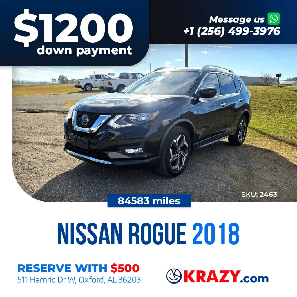 2463 - 2018 Nissan Rogue SV Sport Utility 4D