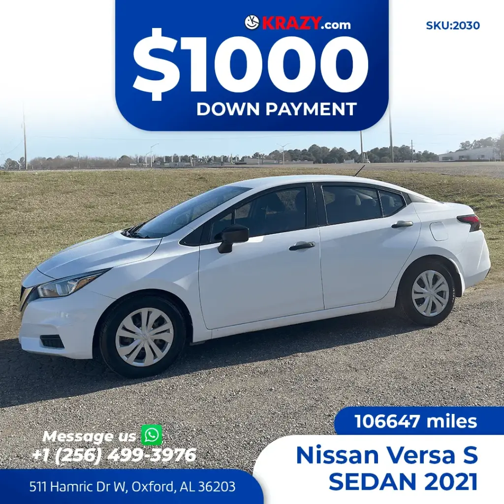 2021 NISSAN VERSA S SEDAN 4D