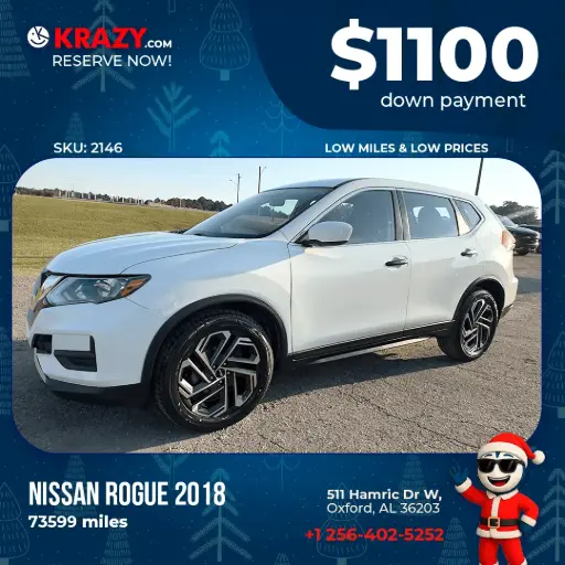 [2146] 2018 Nissan Rogue S Sport Utility 4D