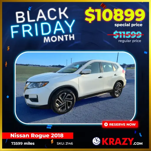 [2146] 2018 Nissan Rogue S Sport Utility 4D