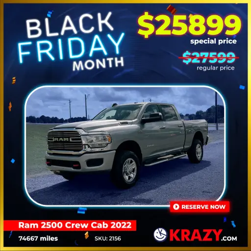 [2156] 2022 Ram 2500 Crew Cab Big Horn Pickup 4D 6 1/3 ft