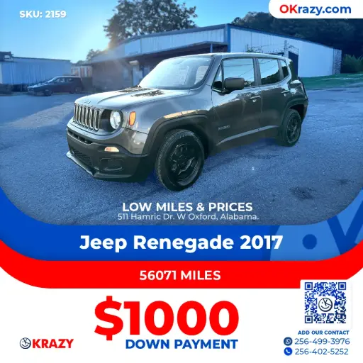 [2159] 2017 Jeep Renegade Sport SUV 4D