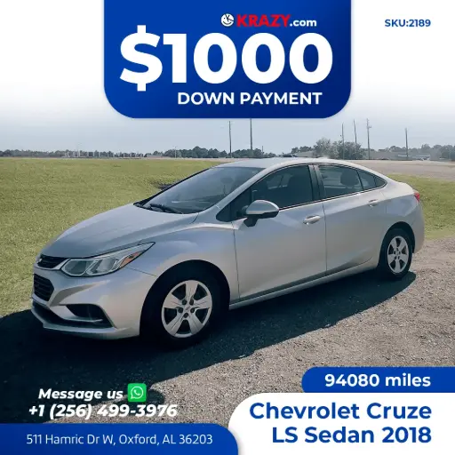 [2189] 2018 Chevrolet Cruze LS Sedan 4D