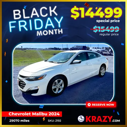 [2192] 2024 Chevrolet Malibu LS Sedan 4D