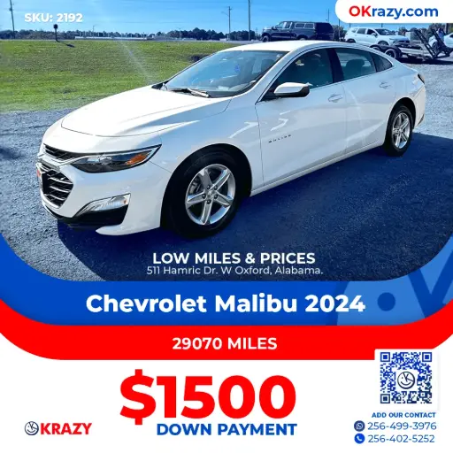 [2192] 2024 Chevrolet Malibu LS Sedan 4D