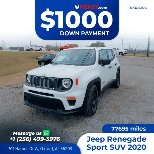 [2206] 2020 Jeep Renegade Sport SUV 4D 