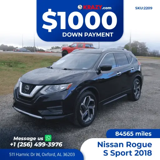 [2209] 2018 Nissan Rogue S Sport Utility 4D