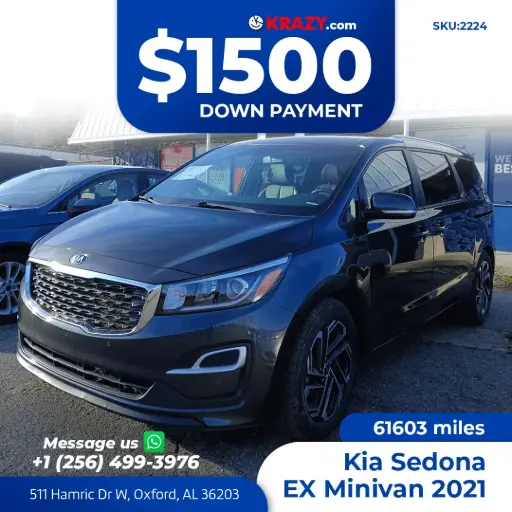 [2224] 2021 Kia Sedona EX Minivan 4D