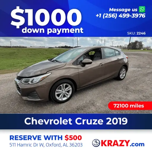 [2246] 2019 Chevrolet Cruze LS Hatchback 4D 