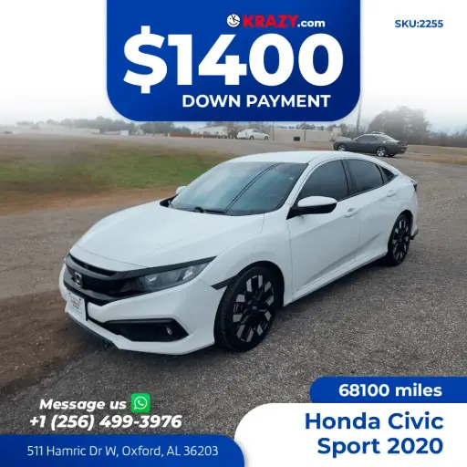 [2255] 2020 Honda Civic Sport Sedan 4D 