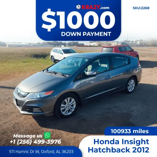 [2268] 2012 Honda Insight EX Hatchback 4D 