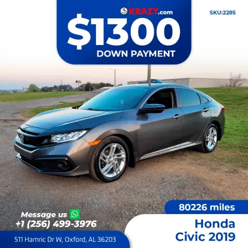 2285 - 2019 Honda Civic LX