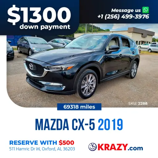 [2288] 2288 - 2019 MAZDA CX-5 Grand Touring Sport