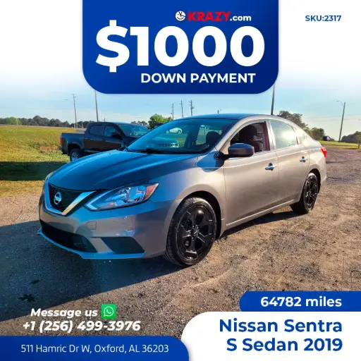 [2317] 2019 Nissan Sentra S Sedan 4D