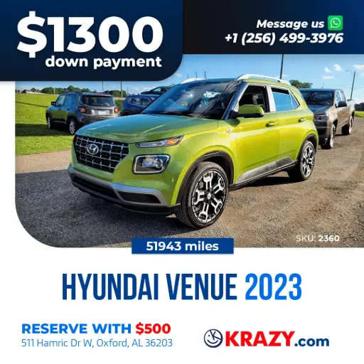 [2360] 2023 Hyundai Venue SEL Sport Utility 4D