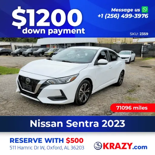 [2359] 2023 Nissan Sentra SV Sedan 4D