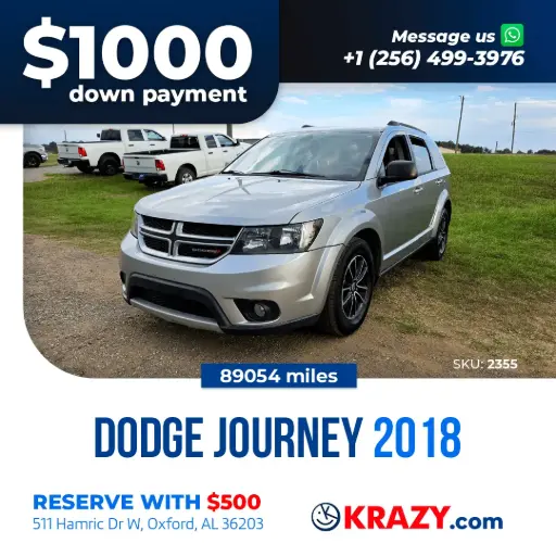 [2355] 2018 Dodge Journey SE Sport Utility 4D 