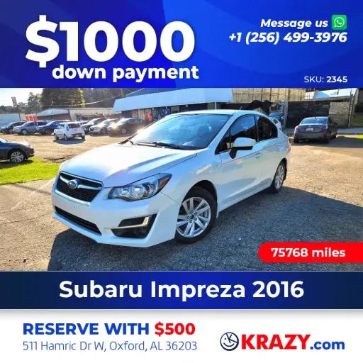 [2345] 2345 - 2016 Subaru Impreza 2.0i Premium