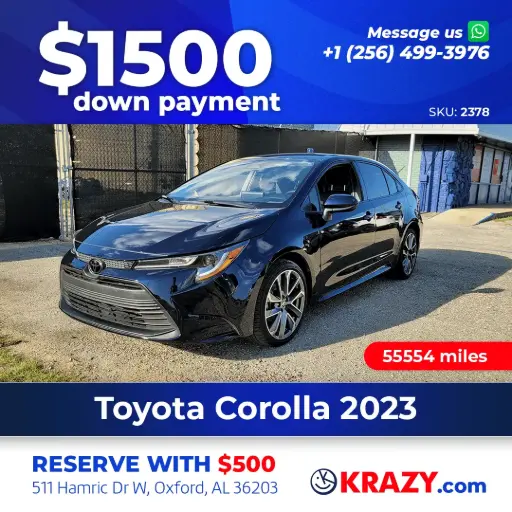 [2378] 2023 Toyota Corolla LE Sedan 4D 