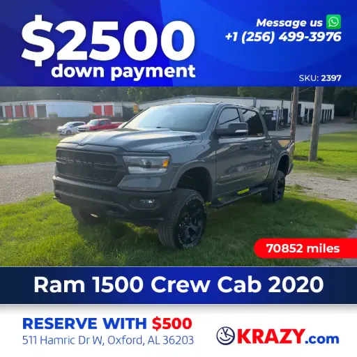 [2397] 2020 Ram 1500 Crew Cab Big Horn Pickup 4D 5 1/2 ft 