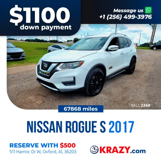 [2368] 2017 Nissan Rogue S (2017.5) Sport Utility 4D 