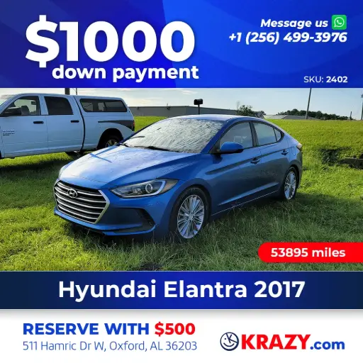 [2402] 2017 Hyundai Elantra SE Sedan 4D 