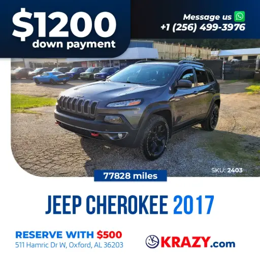 [2403] 2017 Jeep Cherokee Trailhawk L Plus Sport Utility 4D 