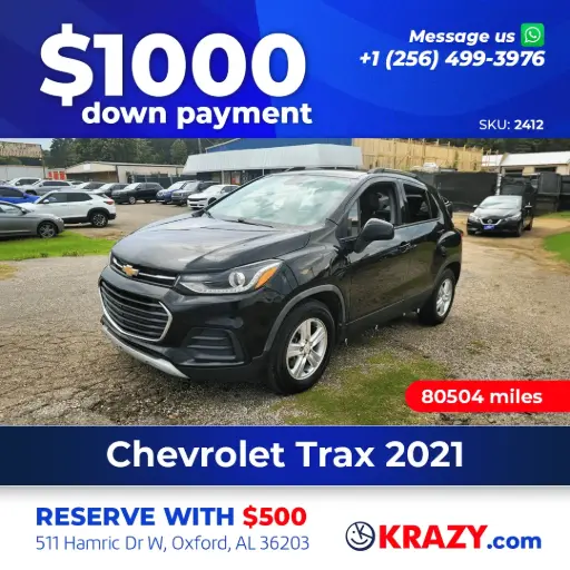 [2412] 2021 Chevrolet Trax LT Sport Utility 4D 