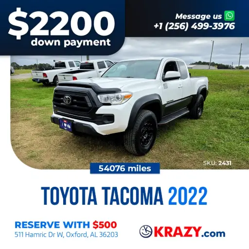 [2431] 2022 Toyota Tacoma Access Cab SR Pickup 4D 6 ft 
