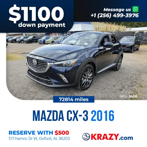 [2438] 2016 MAZDA CX-3 Grand Touring Sport Utility 4D 